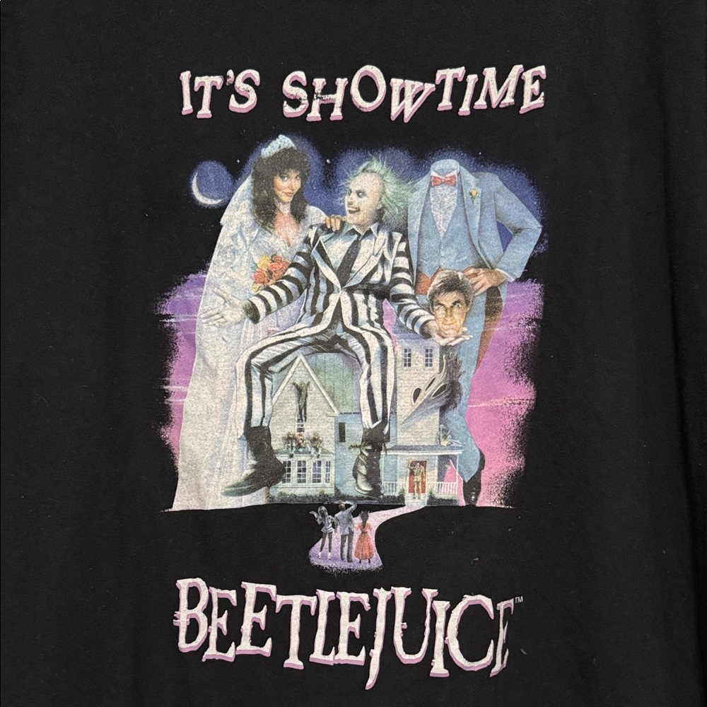 Torrid Black Beetlejuice Graphic Tee - Picture 3 of 5